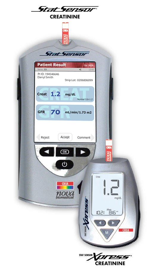 Creatinine/eGFR Meters to provide results in 30 seconds